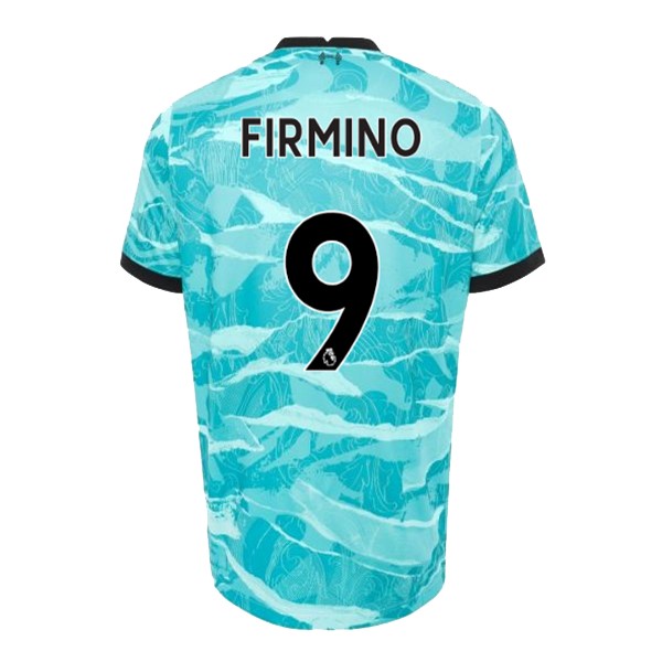 Maillot Football Liverpool NO.9 Firmino Exterieur 2020-21 Bleu